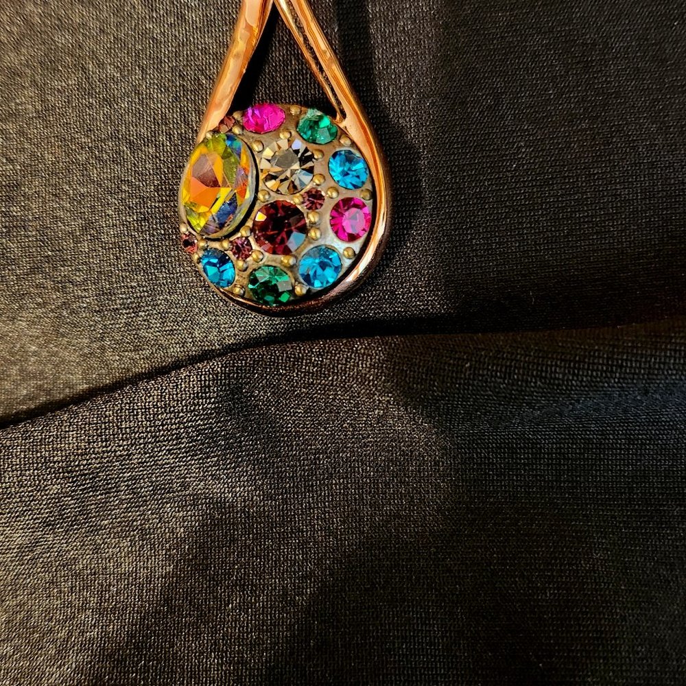 Ginger Snap Rose Gold 17" necklace with 3" extender with Button snap